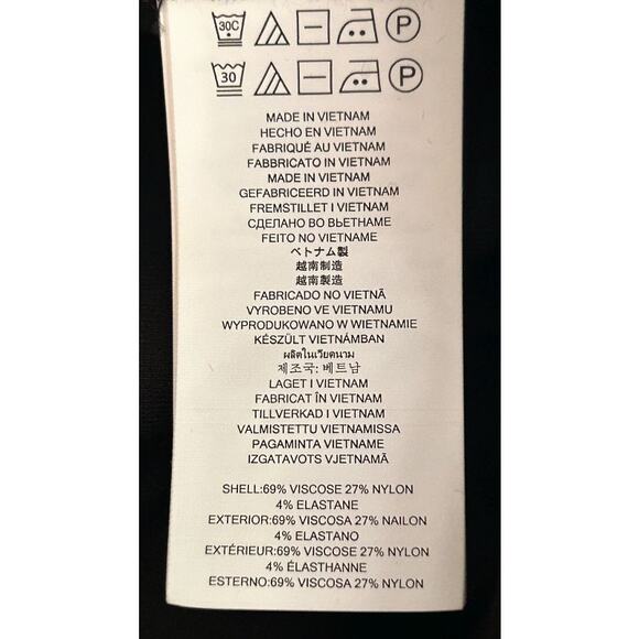 NWT Michael Kors Velvet Side Stripe Stretch Black Ankle Pants 3XL 44X28 - Picture 7 of 8